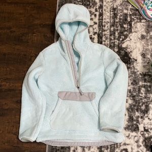North Face sherpa zip up